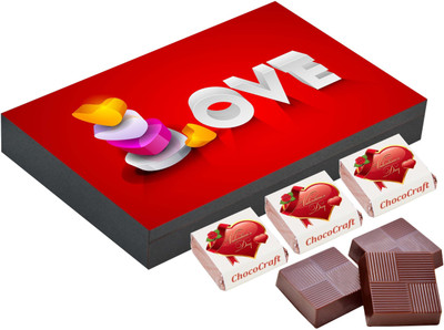 

CHOCOCRAFT Valentine Day Gifts - Anniversary Gifts For Men - 12 Chocolate Box Truffles(400 g)