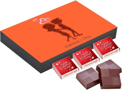 

CHOCOCRAFT Valentine Day Gift - Romantic Birthday Gifts For Husband - 12 Chocolate Box Truffles(400 g)