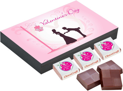 

CHOCOCRAFT Valentine's Day Gift - Perfect Gift For Boyfriend - 12 Chocolate Box Truffles(400 g)