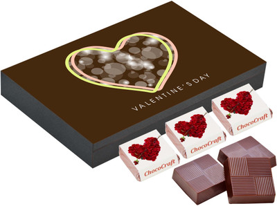 

CHOCOCRAFT Gifts For Boyfriend - Love Gifts For Her Romantic - 12 Chocolate Box Truffles(400 g)