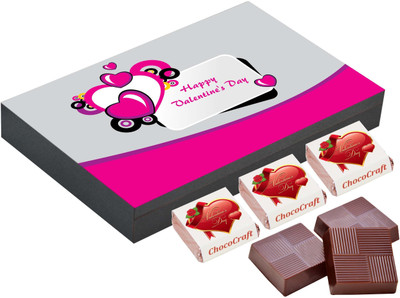 

CHOCOCRAFT Valentine Day Gifts - Valentines Day Gifts For Husband - 9 Chocolate Box Truffles(325 g)