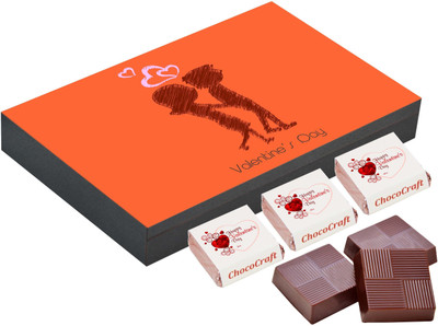

CHOCOCRAFT Valentine Gift - Innovative Gifts For Boyfriend - 18 Chocolate Box Truffles(500 g)