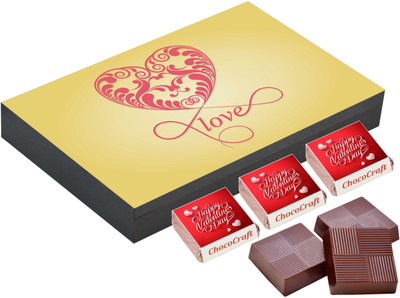 

CHOCOCRAFT Valentine Day Gift - Lovers Day Gift - 18 Chocolate Box Truffles(500 g)