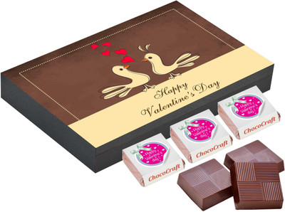 

CHOCOCRAFT Valentine's Day Gift - Best Valentines Gifts For Him - 12 Chocolate Box Truffles(400 g)