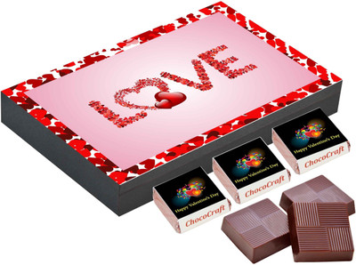 

CHOCOCRAFT Valentine's Day Gifts - Romantic Gifts For Girlfriend - 9 Chocolate Box Truffles(325 g)