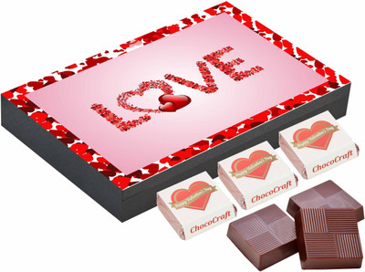 

CHOCOCRAFT Valentine Gifts - Valentine'S Day Gift For Lover - 12 Chocolate Box Truffles(400 g)