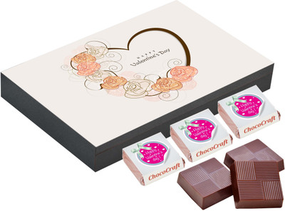 

CHOCOCRAFT Valentine's Day Gift - Special Gift For Girlfriend - 12 Chocolate Box Truffles(400 g)
