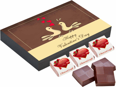 

CHOCOCRAFT Valentine Day Gifts - Unique Gifts For Boyfriend - 12 Chocolate Box Truffles(400 g)