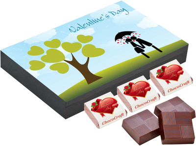 

CHOCOCRAFT Valentine Day Gifts - Creative Gift Ideas For Boyfriend - 18 Chocolate Box Truffles(500 g)