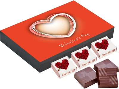 

CHOCOCRAFT Gifts For Boyfriend - Creative Gifts For Husband - 12 Chocolate Box Truffles(400 g)