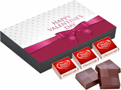 

CHOCOCRAFT Valentine's Gift - Valentine Gifts For Wife Romantic - 12 Chocolate Box Truffles(400 g)