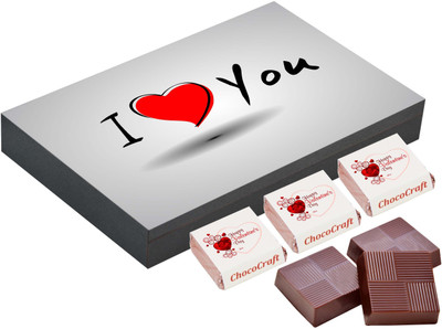 

CHOCOCRAFT romantic valentines day gifts, 12 Chocolate Gift Box, chocolate gift box Truffles(425 g)