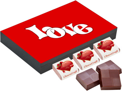 

CHOCOCRAFT Valentine Day Gifts - Best Chocolate Gifts - 18 Chocolate Box Truffles(500 g)