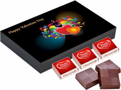 

CHOCOCRAFT Valentine's Gift - Romantic Homemade Gift Ideas For Boyfriend - 6 Chocolate Box Truffles(1000 g)