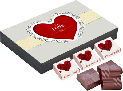 

CHOCOCRAFT Gifts For Boyfriend - Romantic Birthday Gifts For Men - 9 Chocolate Box Truffles(325 g)