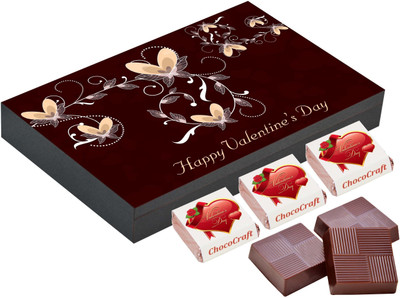 

CHOCOCRAFT Valentine Day Gifts - Gift Ideas For Her - 12 Chocolate Box Truffles(400 g)