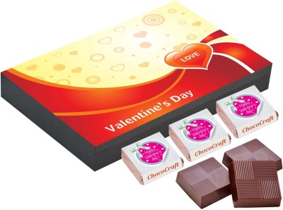 

CHOCOCRAFT Valentine's Day Gift - Romantic Birthday Gifts For Him - 12 Chocolate Box Truffles(400 g)