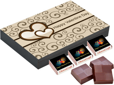 

CHOCOCRAFT Valentine's Day Gifts - Chocolate Hearts - 9 Chocolate Box Truffles(325 g)