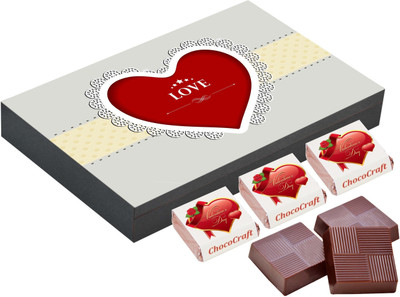 

CHOCOCRAFT Valentine Day Gift - Gift Options For Wife - 9 Chocolate Box Truffles(325 g)
