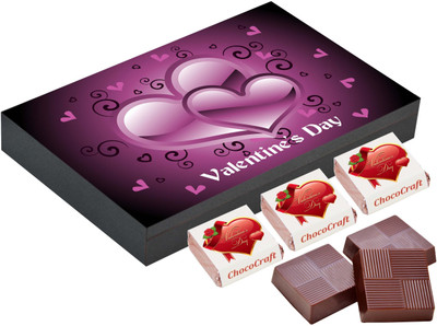 

CHOCOCRAFT Valentine Day Gifts - Valentines Day Gifts For Boyfriend - 9 Chocolate Box Truffles(325 g)