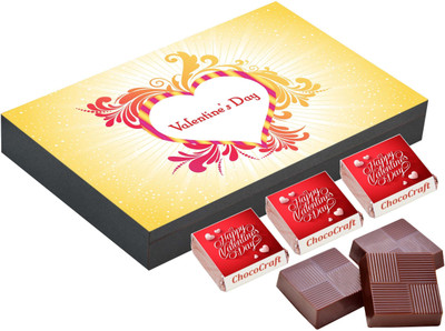 

CHOCOCRAFT Valentine Day Gift - Unique Romantic Gifts - 18 Chocolate Box Truffles(500 g)