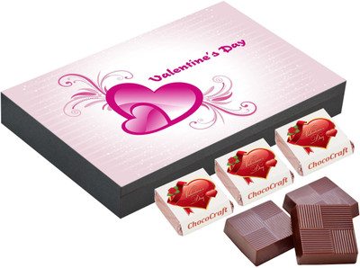 

CHOCOCRAFT Valentine Day Gifts - Valentines Day Gifts For Him - 9 Chocolate Box Truffles(325 g)