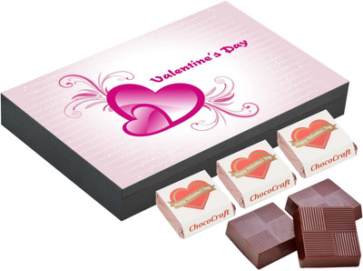 

CHOCOCRAFT Valentine's Gift - Valentine Gifts Online - 18 Chocolate Box Truffles(500 g)