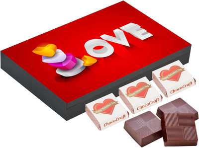 

CHOCOCRAFT Valentine's Gift - Unique Gifts For Men - 18 Chocolate Box Truffles(500 g)