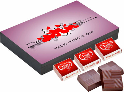 

CHOCOCRAFT Valentine's Gifts - Gift Options For Wife - 12 Chocolate Box Truffles(400 g)