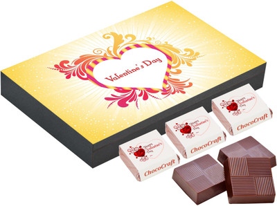 

CHOCOCRAFT Valentine Gifts - Valentines Day Gifts For Her - 18 Chocolate Box Truffles(500 g)