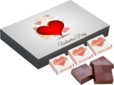 

CHOCOCRAFT Valentine Gifts - Best Christmas Gifts For Boyfriend - 12 Chocolate Box Truffles(400 g)