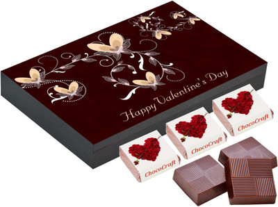 

CHOCOCRAFT Gifts For Boyfriend - Valentines Day Gifts For Guys - 12 Chocolate Box Truffles(400 g)