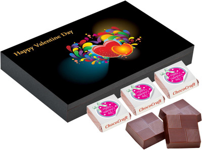 

CHOCOCRAFT Valentine's Day Gift - Chocolate Hearts - 12 Chocolate Box Truffles(400 g)
