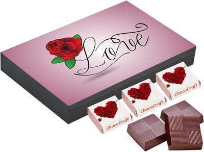 

CHOCOCRAFT Gifts For Boyfriend - Gift List For Husband - 18 Chocolate Box Truffles(500 g)
