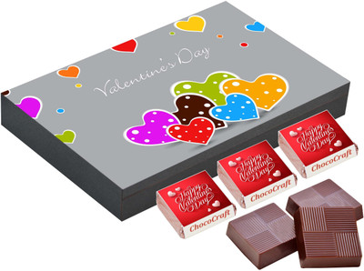 

CHOCOCRAFT Valentine Day Gift - Romantic Gifts For Husband - 12 Chocolate Box Truffles(400 g)