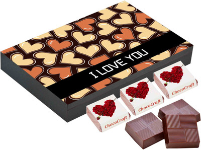 

CHOCOCRAFT Gifts For Boyfriend - Lovers Day Gift - 9 Chocolate Box Truffles(325 g)