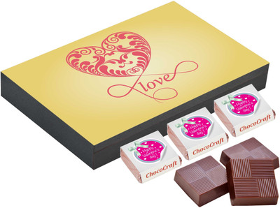 

CHOCOCRAFT Valentine's Day Gift - Gifts For Husband - 9 Chocolate Box Truffles(325 g)