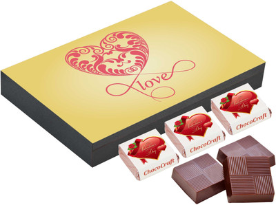 

CHOCOCRAFT Valentine Day Gift - Best Gift Ever For Girlfriend - 9 Chocolate Box Truffles(325 g)