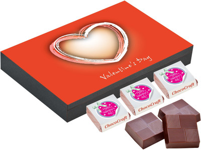 

CHOCOCRAFT Valentine's Day Gift - Valentines Day Gifts For Boyfriend - 9 Chocolate Box Truffles(325 g)