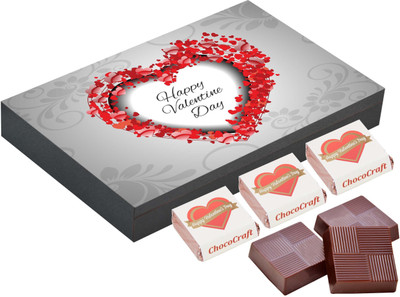 

CHOCOCRAFT Valentine's Gift - Unique Gifts For Boyfriend - 18 Chocolate Box Truffles(500 g)