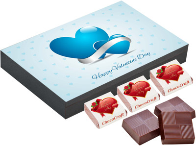 

CHOCOCRAFT Valentine Day Gifts - Chocolate Hearts - 12 Chocolate Box Truffles(400 g)