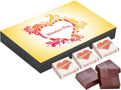 

CHOCOCRAFT Valentine's Gift - Creative Valentines Day Gifts For Boyfriend - 18 Chocolate Box Truffles(500 g)