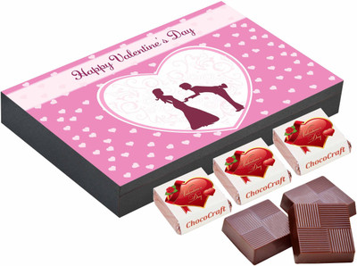 

CHOCOCRAFT Valentine Day Gifts - Best Gift Ideas For Husband - 18 Chocolate Box Truffles(500 g)