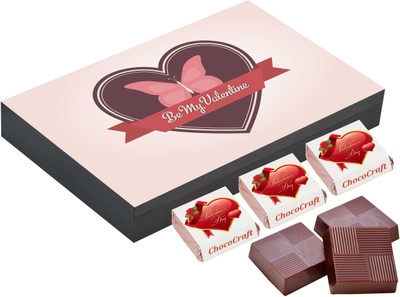 

CHOCOCRAFT Valentine Day Gift - Homemade Valentine Gifts - 9 Chocolate Box Truffles(325 g)