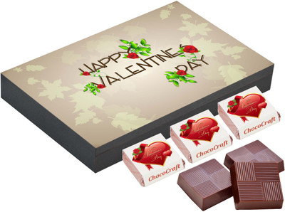 

CHOCOCRAFT Valentine Day Gifts - Valentine Gifts For Girlfriend - 9 Chocolate Box Truffles(325 g)