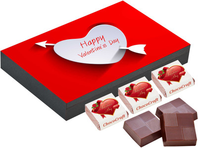 

CHOCOCRAFT Valentine Day Gifts - Surprise Gifts For Girlfriend - 12 Chocolate Box Truffles(400 g)