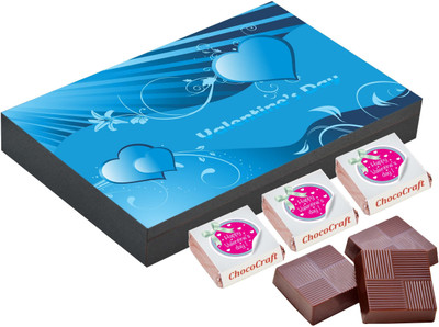 

CHOCOCRAFT Valentine's Day Gift - Best Valentines Gift For Her - 9 Chocolate Box Truffles(325 g)