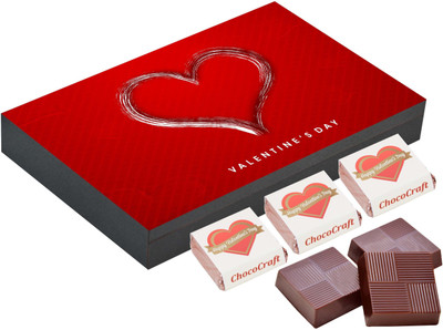 

CHOCOCRAFT Valentine Gifts - Best Romantic Gifts For Girlfriend - 12 Chocolate Box Truffles(400 g)