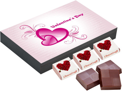 

CHOCOCRAFT Gifts For Boyfriend - Valentine Day Special Chocolate - 9 Chocolate Box Truffles(325 g)