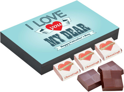 

CHOCOCRAFT Valentine's Gift - Valentines Day Gifts For Him - 18 Chocolate Box Truffles(500 g)
